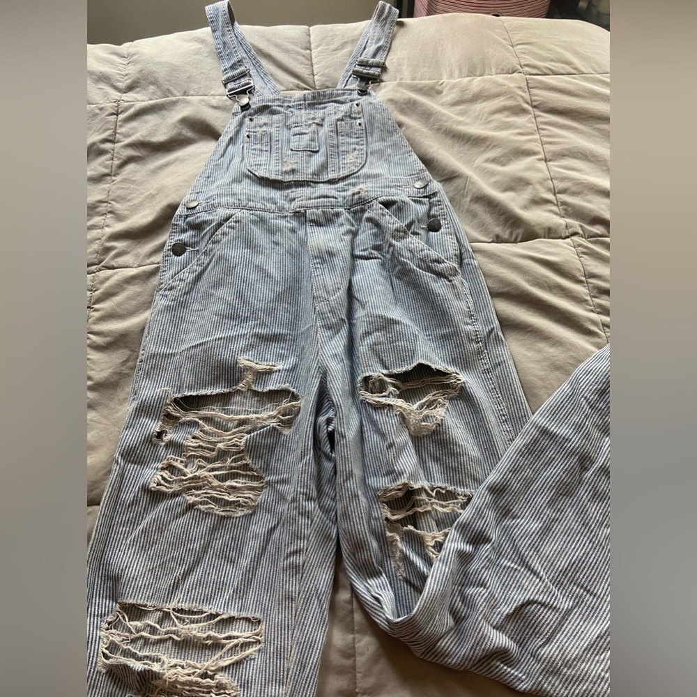 Carmar Pinstripe Overalls